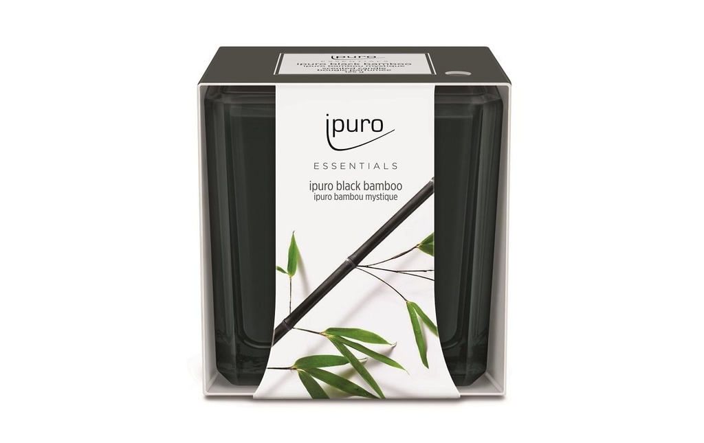 ipuro Bougie parfumée Black Bamboo 125 g