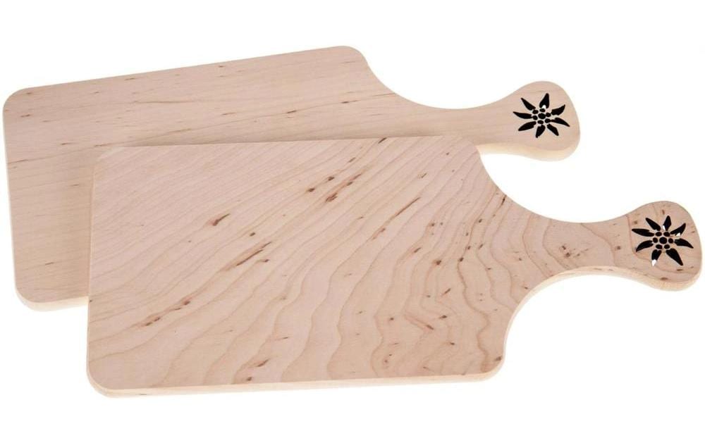 creanorm Planche à découper Aulne FSC huilé 32 x 14 x 1.2 cm, edelweiss