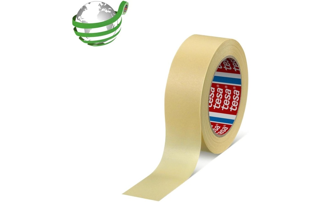tesa Ruban de masquage universel en crêpé 50 m x 38 mm, chamois