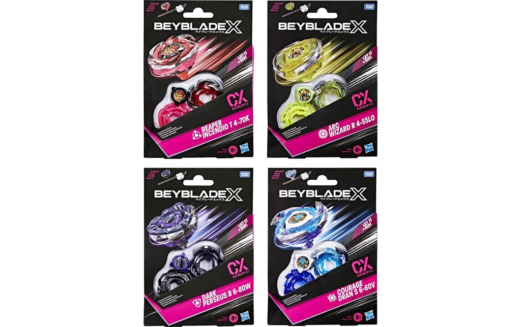 BEYBLADE X CX avec gyroscope et dispositif de démarrage