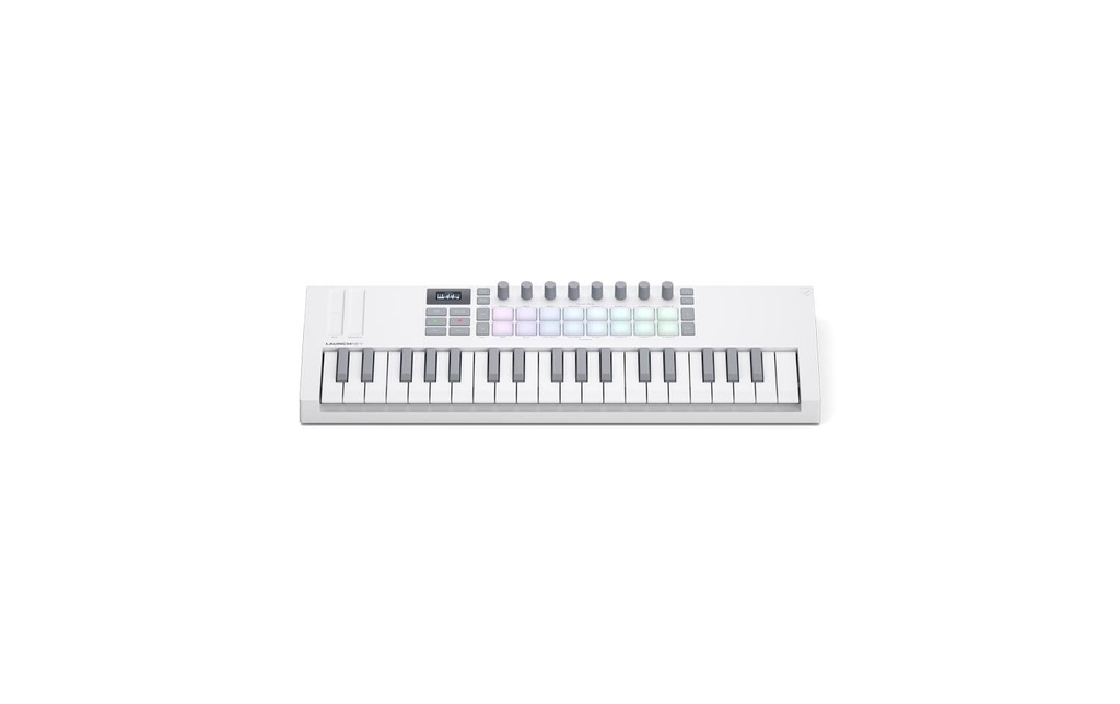 Novation Contrôleur clavier Launchkey mini 37 Blanc