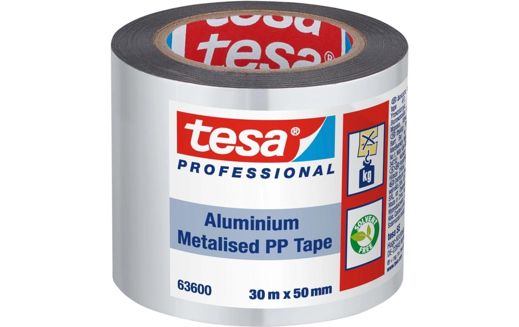tesa 63600 50 mm x 30 m, Argenté