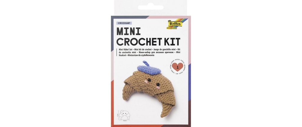 FOLIA Mini-set de crochet Croissant