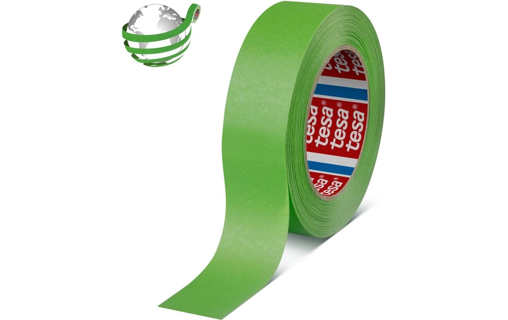 tesa Ruban de masquage 4338 Papier vert 19 mm, 50 m