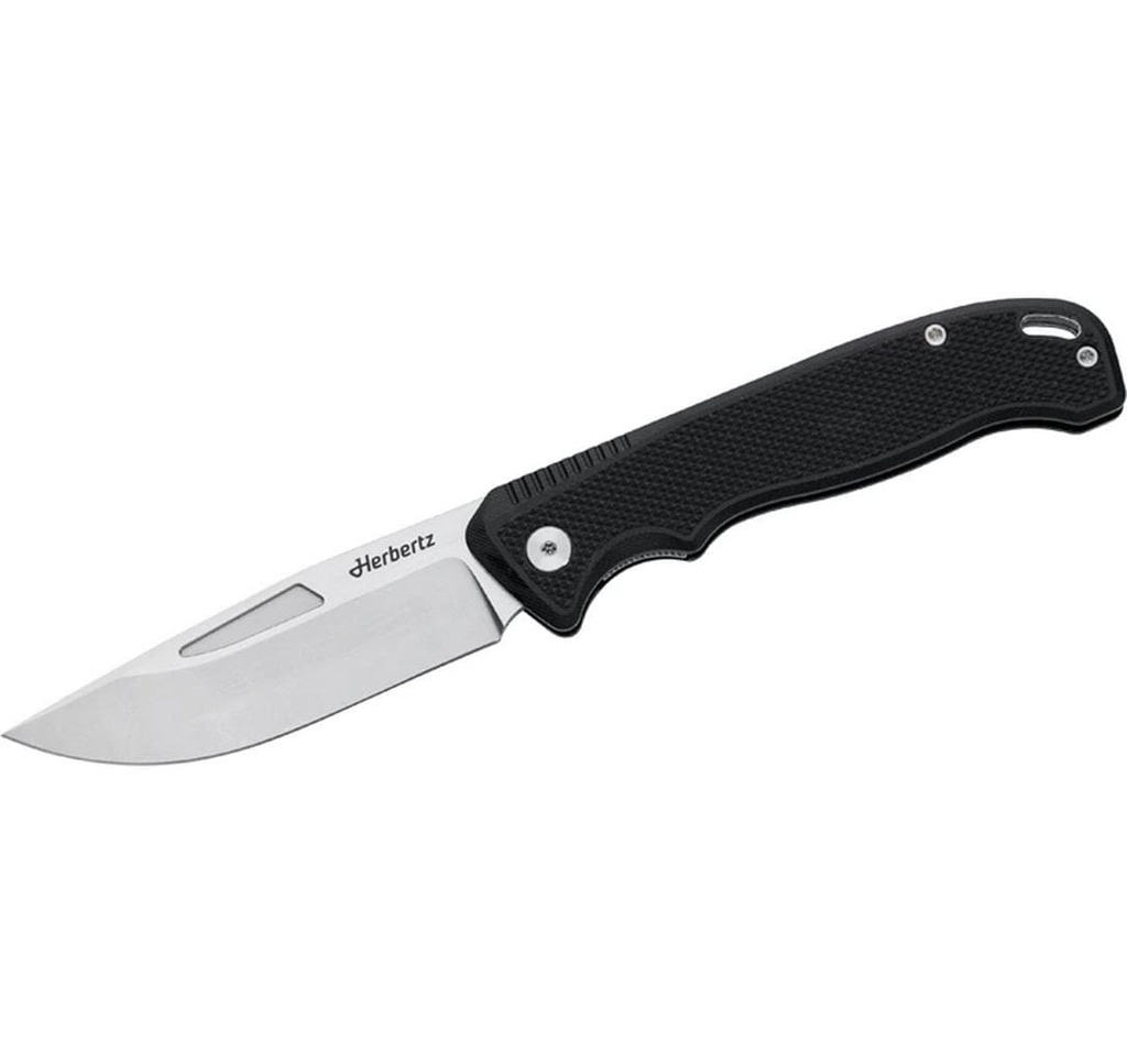 Herbertz Couteau de poche Performance Liner Lock D2 noir, G10
