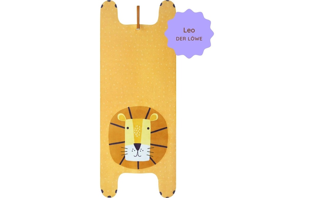 Yogitier Léon le Lion Caoutchouc naturel, jaune ocre, 155 x 60 cm