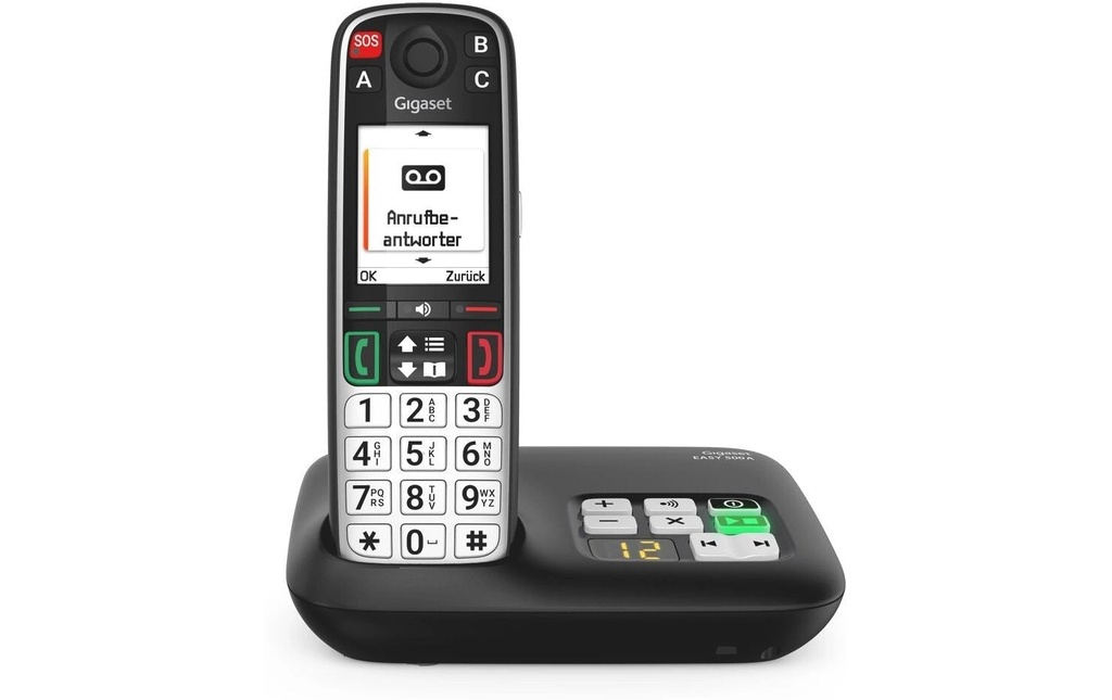 Gigaset Téléphone sans fil EASY 500A Noir