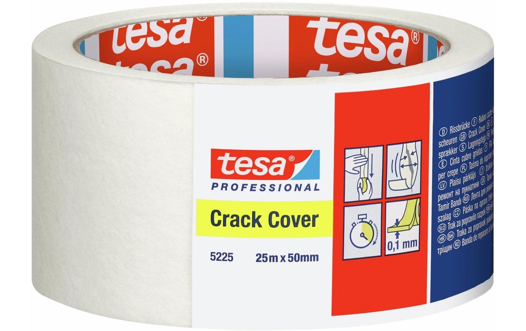 tesa Crack Cover 50 mm x 25 m, Blanc