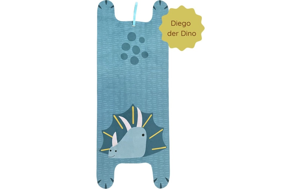 Yogitier Diego le dinosaure Caoutchouc naturel et velours microfibre