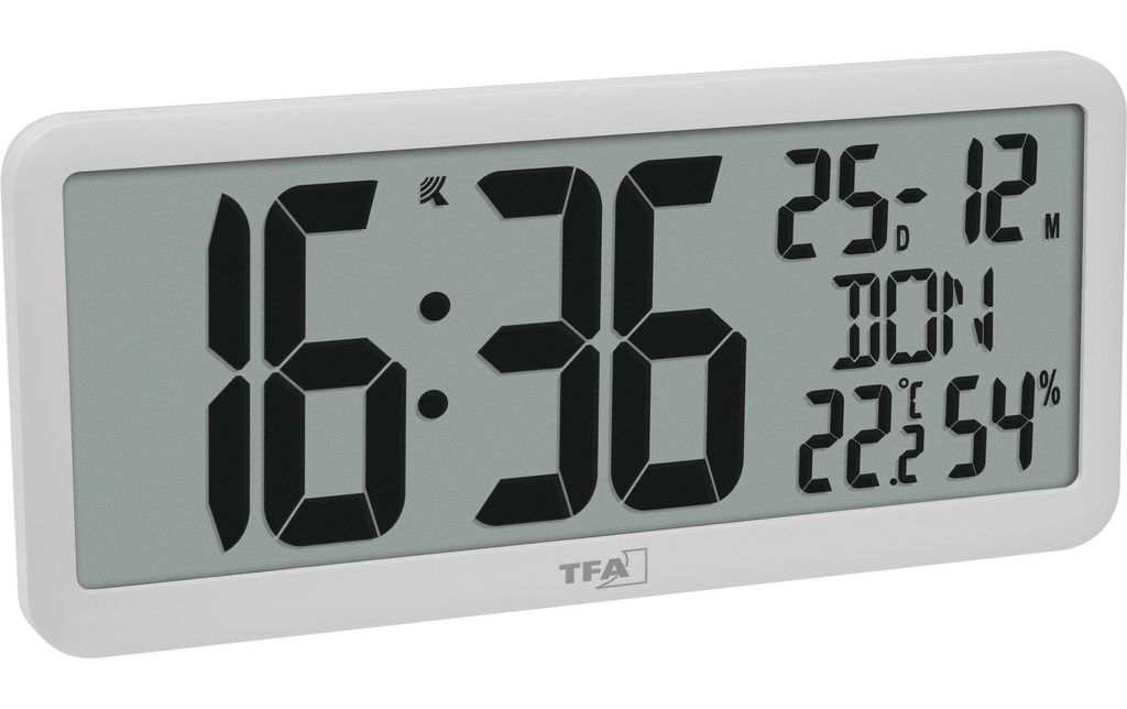 TFA Dostmann 60.4525.02 Plastique grand présentoir blanc