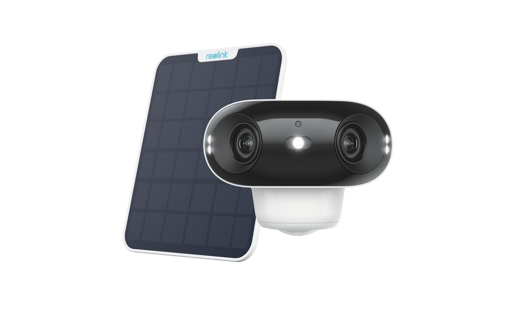 Reolink Caméra réseau Argus B740X avec panneau solaire Panorama à 180°