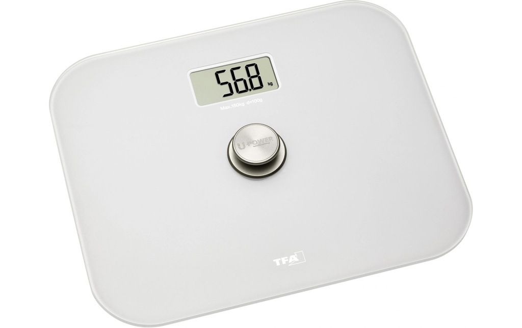 TFA Dostmann Eco Step Blanc; Argent