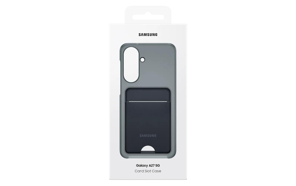 Samsung Coque de protection pour Samsung A27 avec compartiment à cartes, noir