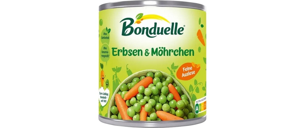 Bonduelle Petits pois et carottes fins 400 g