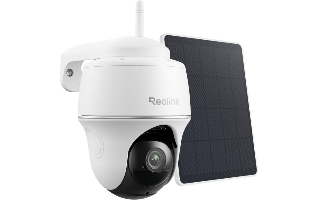 Reolink Caméra Argus B420 PT WiFi 2K+ avec panneau solaire Lite