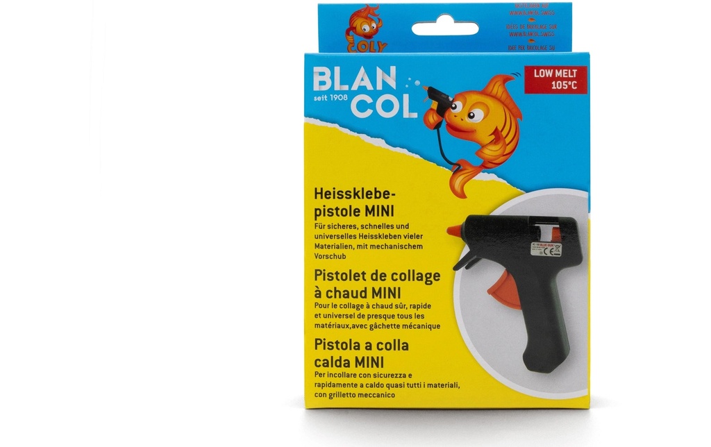BLANCOL Pistole à colle KIDS +2stick