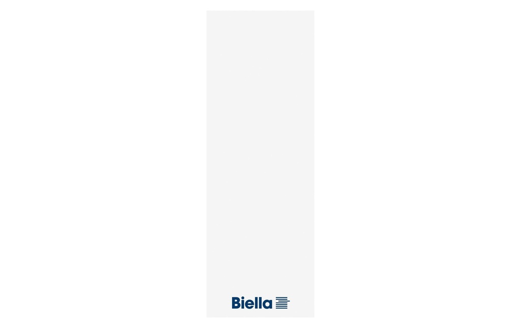 BIELLA Etiquette dorsale blanche (25 pces)