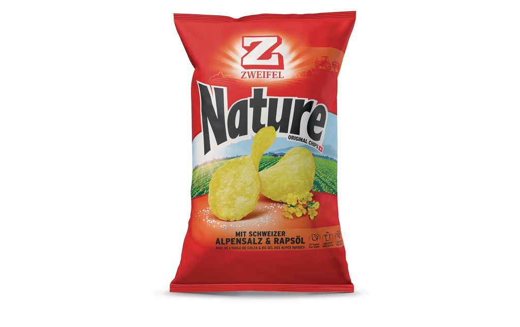 ZWEIFEL Zweifel Chips Nature 175g (175 pces)
