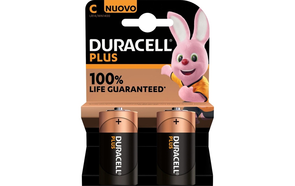 DURACELL Pile Plus LR14/MN14 C (2 pces)