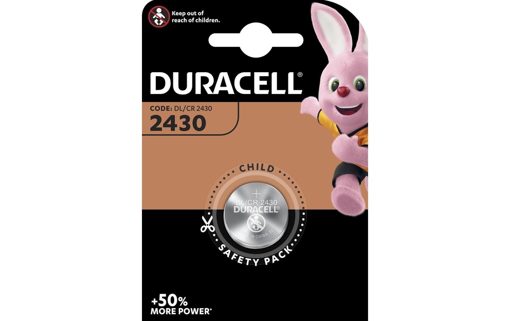 DURACELL Piles boutons CR2430