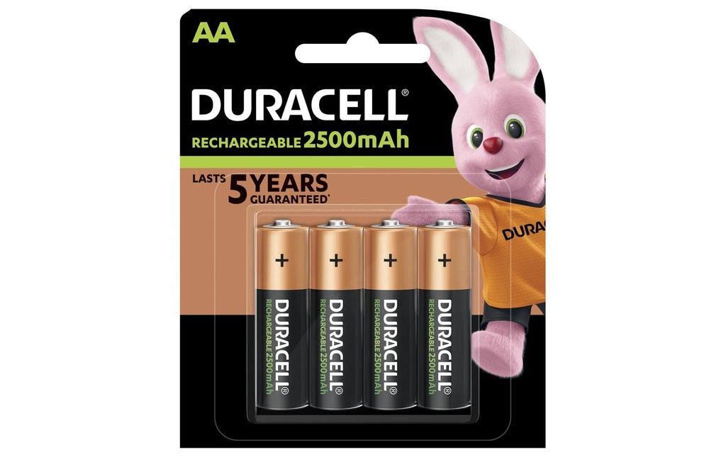 DURACELL Pile HR06 AA (4 pces)
