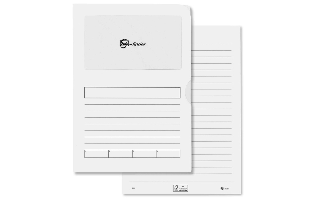 GOESSLER G-Finder avec impression blanc (100 pces)