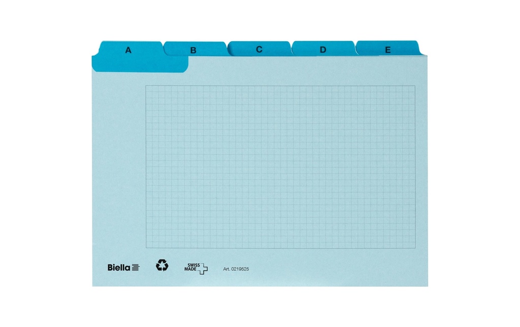 BIELLA Cartes-guides A-Z A5 bleu
