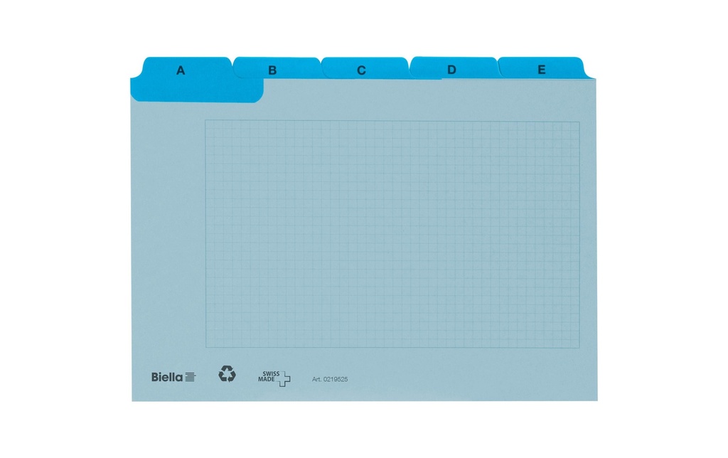 BIELLA Cartes-guides A-Z A7 bleu
