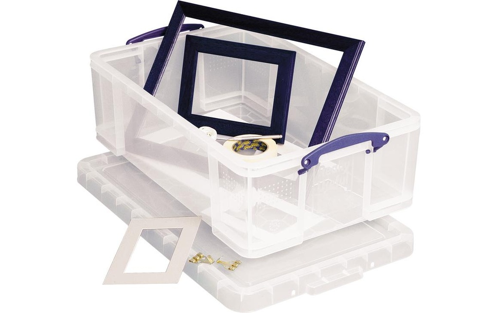 REALLY USEFUL BOX Box rangement 50l clair