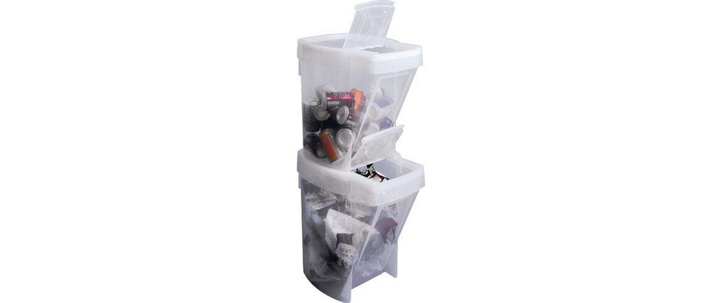 REALLY USEFUL BOX Box recycling 32l transparent
