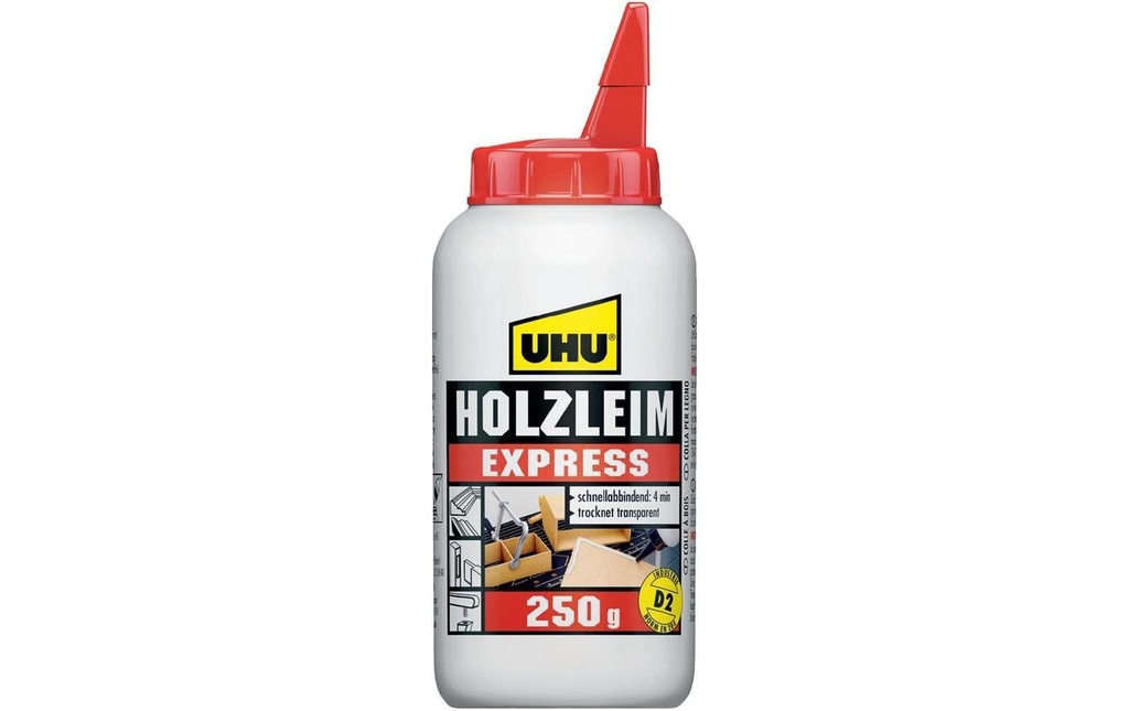 UHU Colle bois express D2 (250 pces)