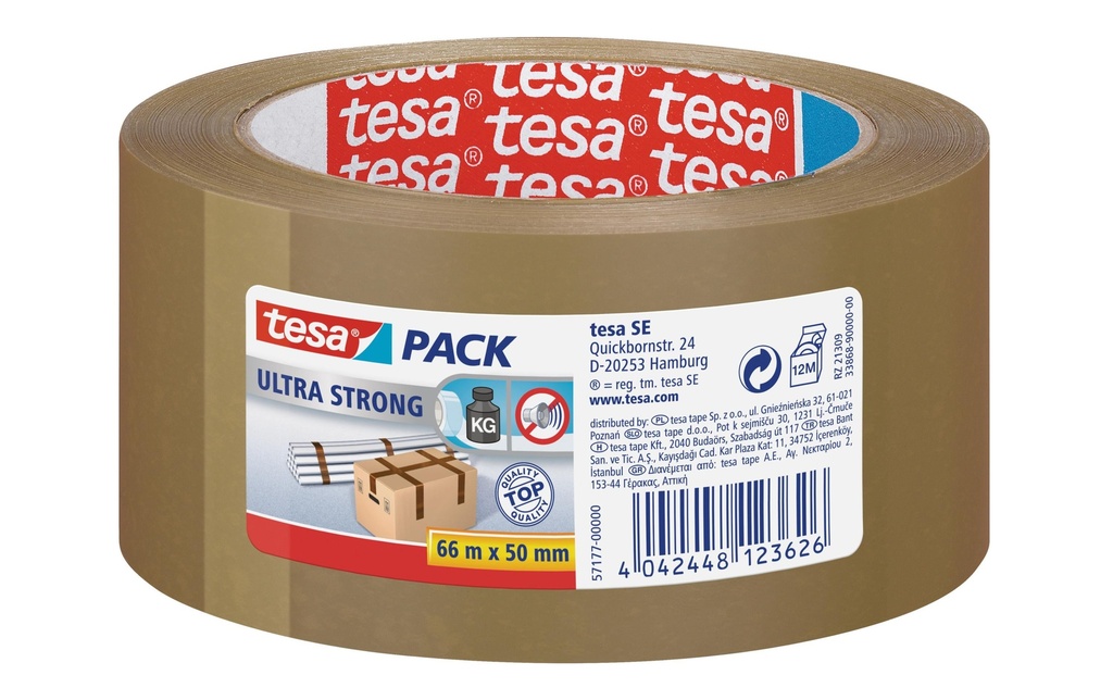 TESA tesapack PVC ultrasolide brun (66 pces)