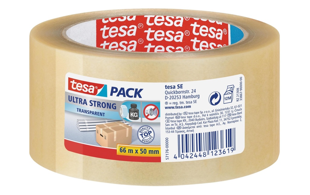 TESA tesapack PVC ulrtasolide trans (66 pces)