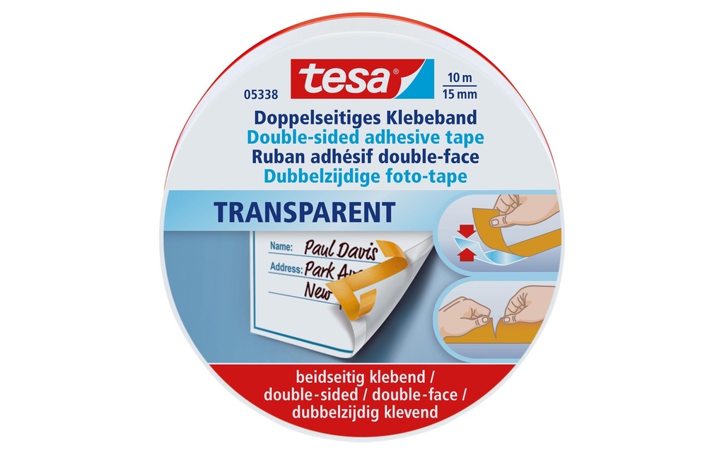 TESA tesafix double-face 15mm (10 pces)