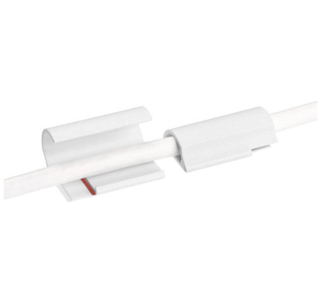 [151096000] TESA Powerstrips porte-câble blanc (5 pces)