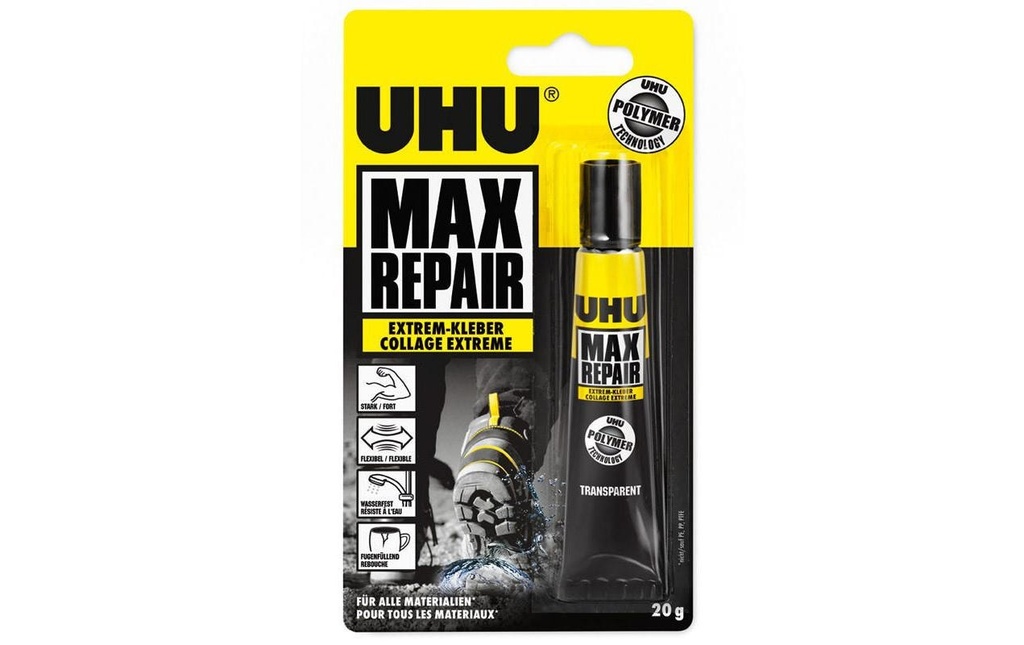 UHU Colle reparation Max Repair (20 pces)
