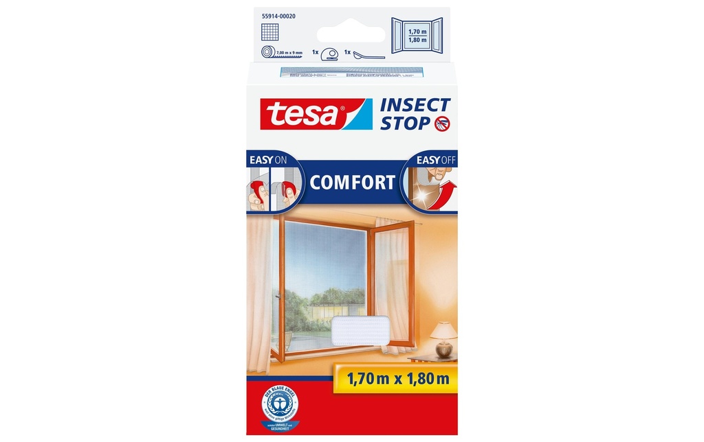 [151559140] TESA Moustiqu.COMFORT 170x180 blanc