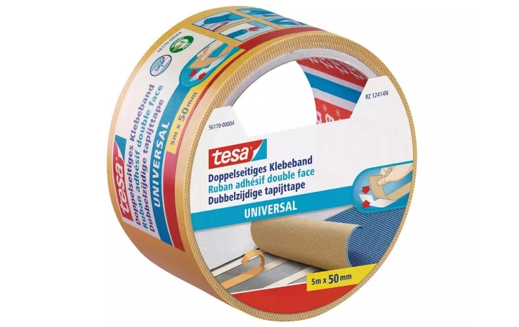 TESA Ruban double-face 50mm univer. (5 pces)