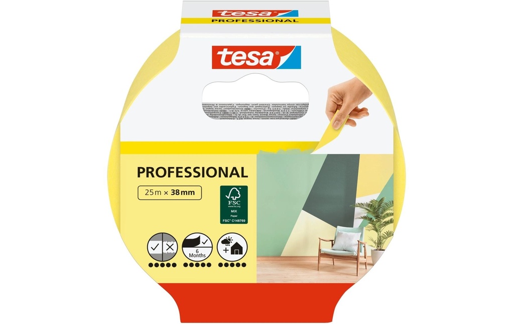 [151562710] TESA Masquage Preci.Eco Indo.38mm (25 pces)