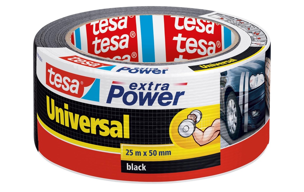 TESA Rub.tesa ExtraPower noir 50mm (25 pces)