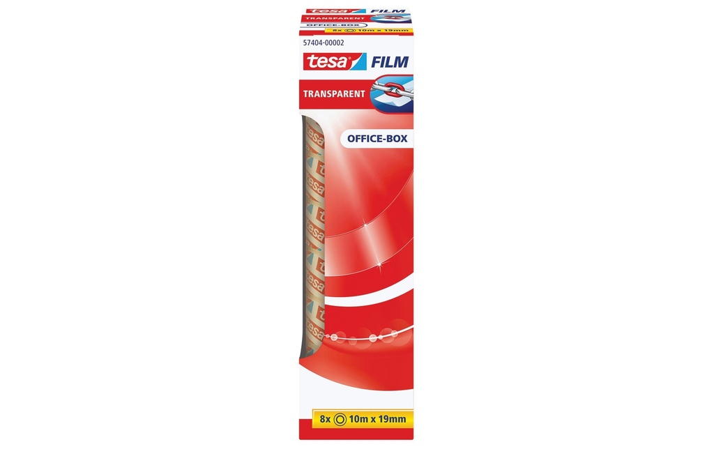 TESA tesafilm transpar. 19mmx10m (8 pces)