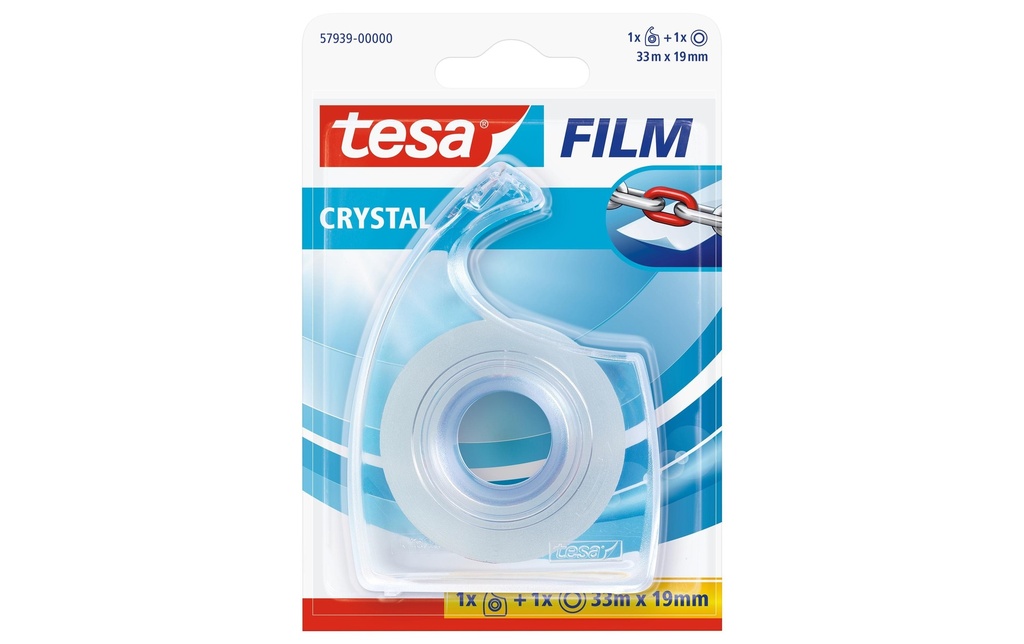 TESA Dérouleur EasyCut+1crystal tra (2 pces)