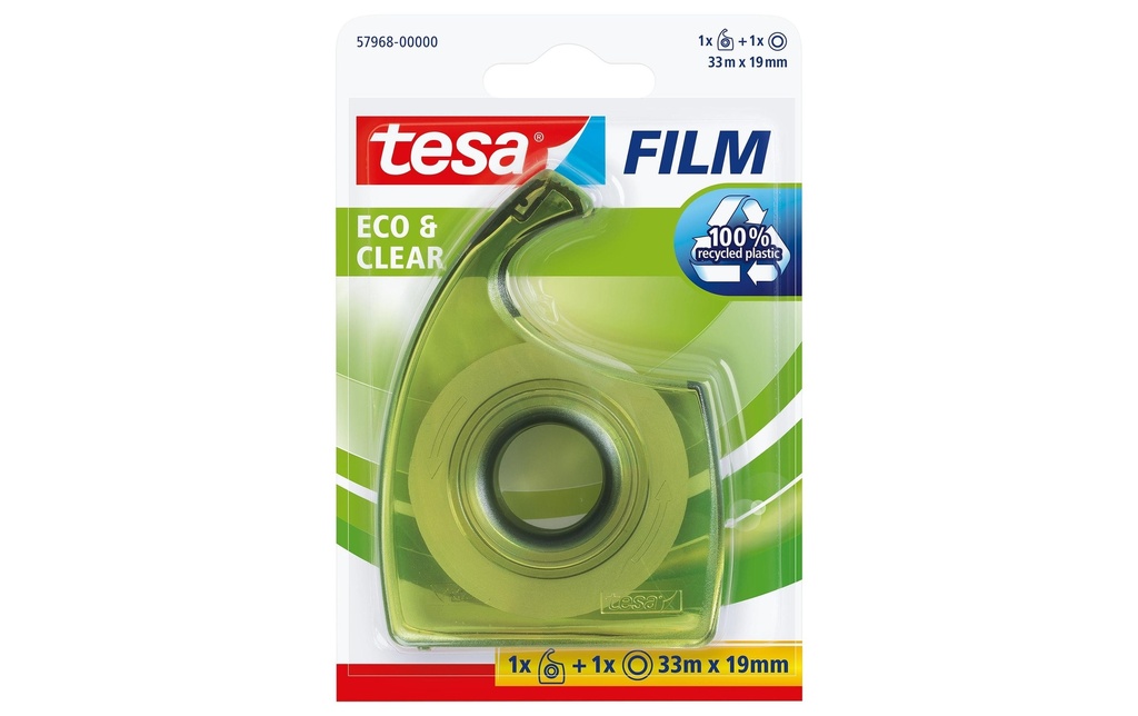 TESA tesafilm eco%clear+EasyCut ver (2 pces)