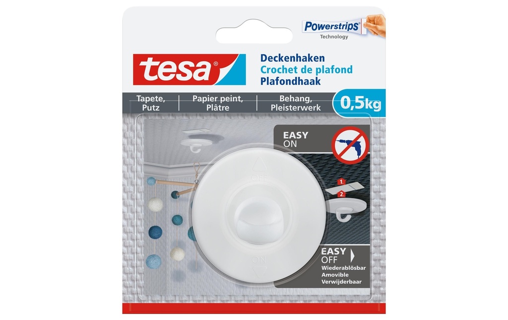 TESA Powerstrips croch.deco tapiss.