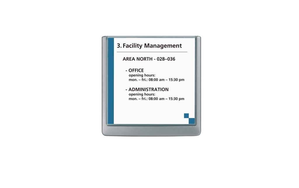 DURABLE Plaque porte Click Sign graphi