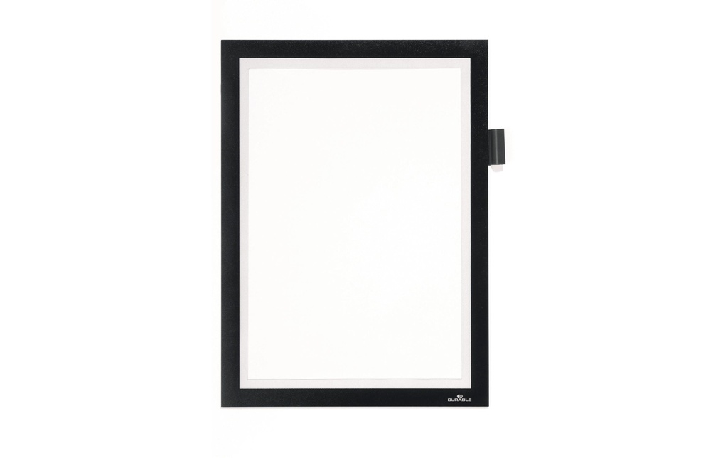 DURABLE DURAFRAME Magn.Note A4 noir