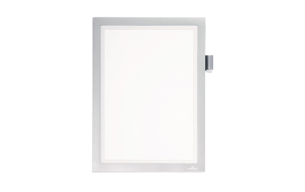 DURABLE DURAFRAME Magn.Note A4 arg.mét