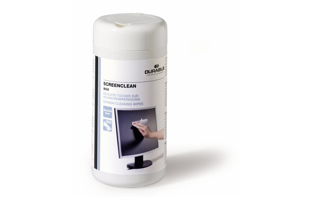 DURABLE Chiffons nett.Screenclean box (100 pces)