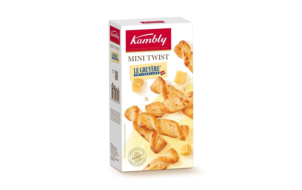 KAMBLY Kambly Mini-Tw.fromage-beurre (100 pces)