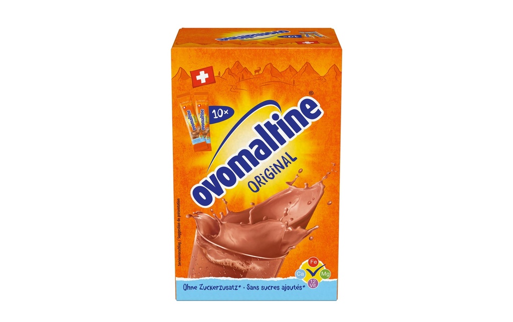 OVOMALTINE Ovomaltine poudre 10x15g Stick (10 pces)
